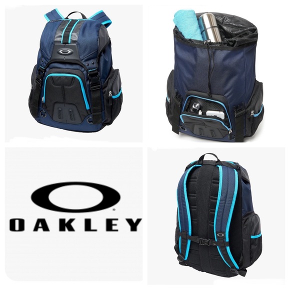 Oakley Men's Gearbox LX Padded Multi Pocket Backpack In Atomic Blue